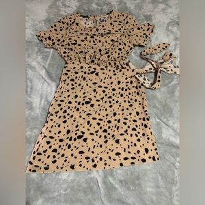 Cheeta print dress